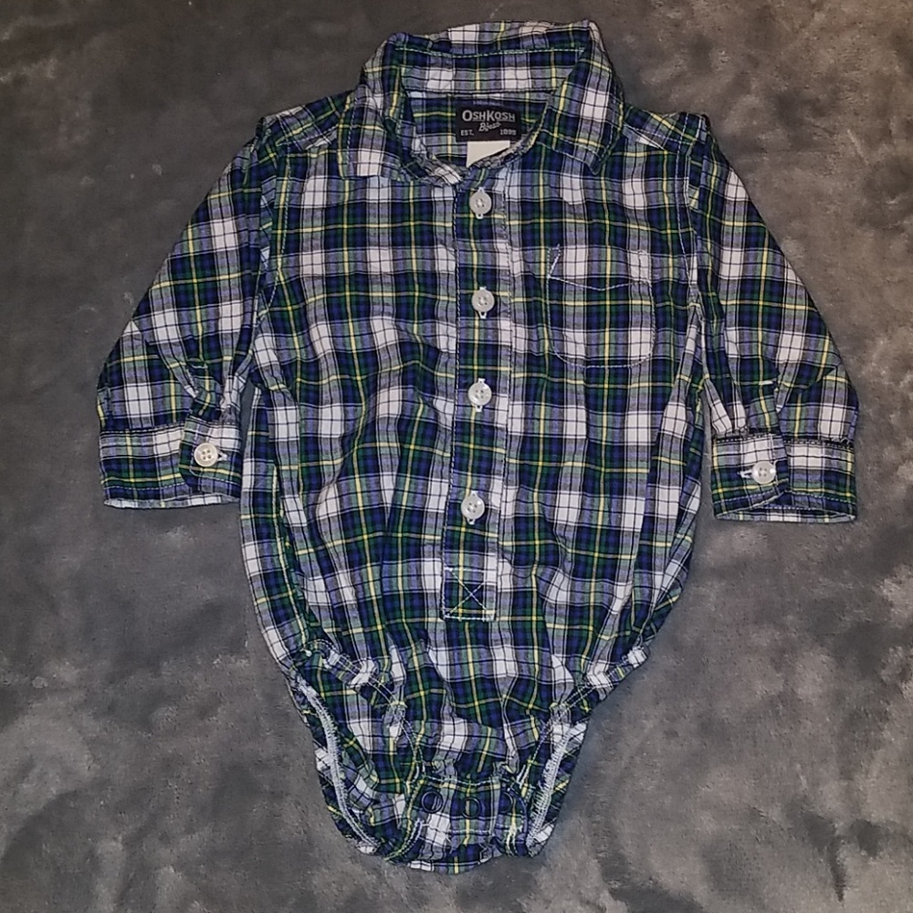 Oshkosh Button Up Onesie